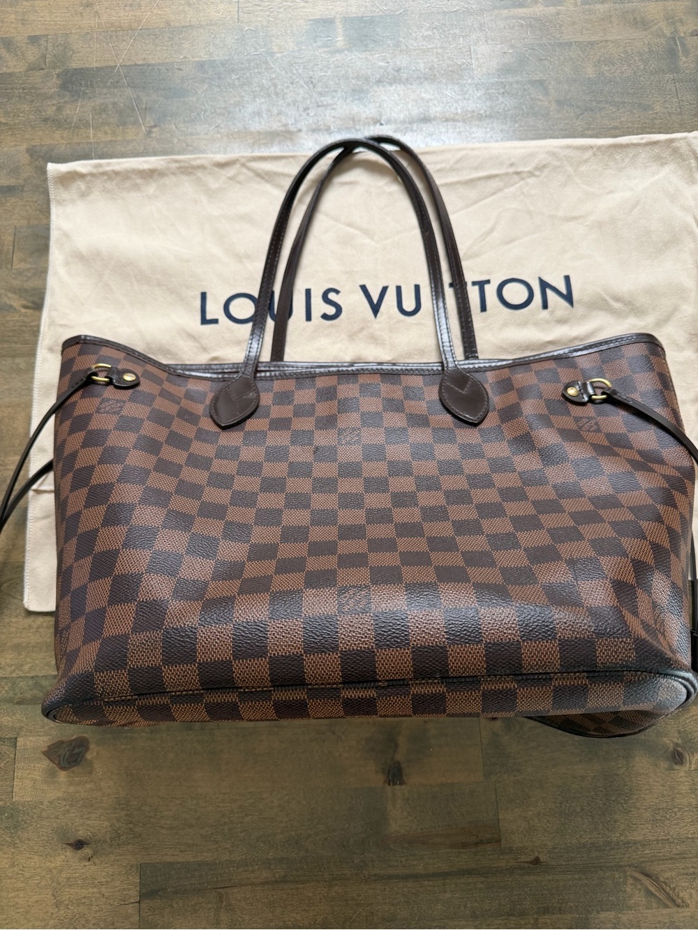 Louis Vuitton Brown Damier Never full MM